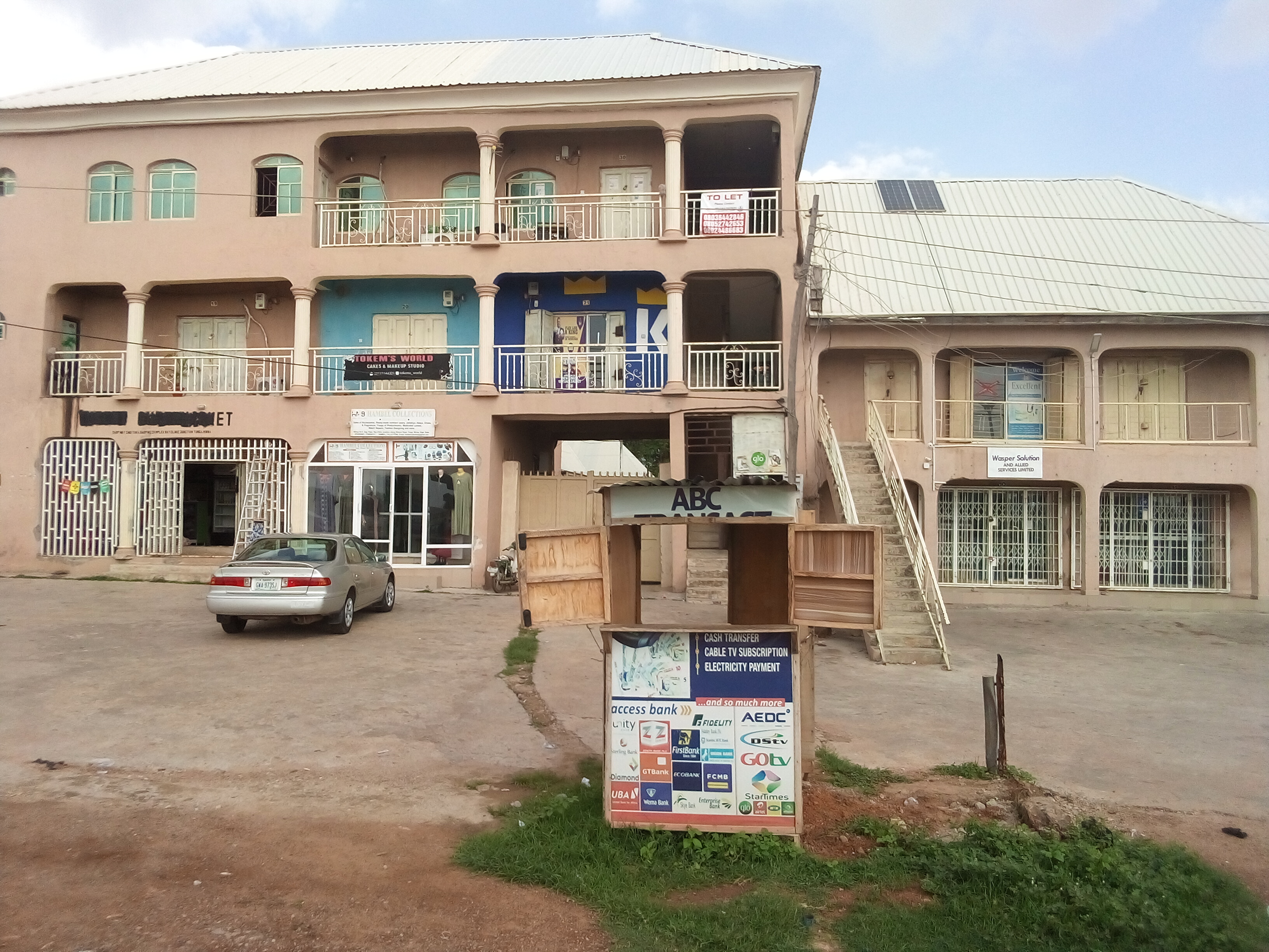 Tolet, a small shop situated on the 1st floor within a shopping complex
